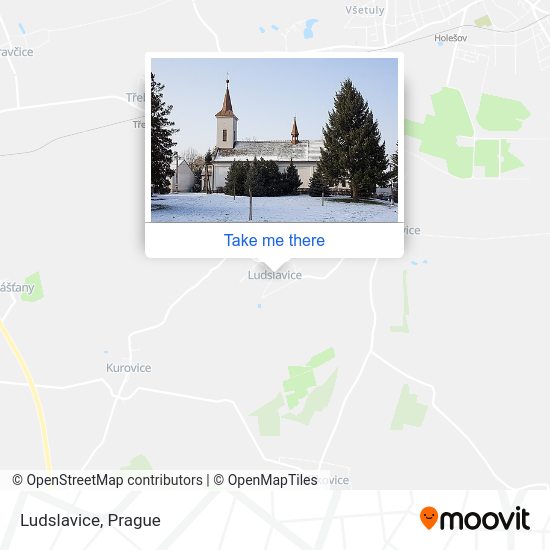 Ludslavice map