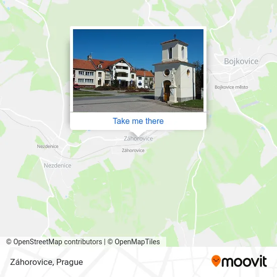 Карта Záhorovice