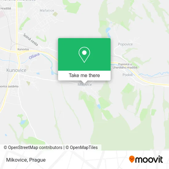 Карта Míkovice