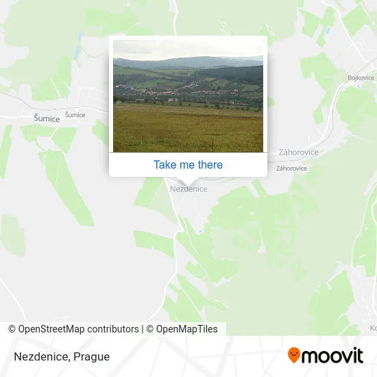 Карта Nezdenice