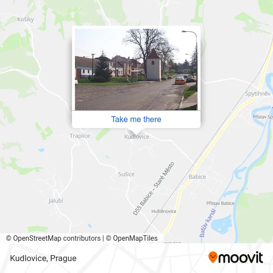 Карта Kudlovice
