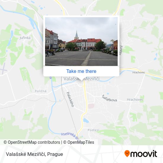 Valašské Meziříčí map
