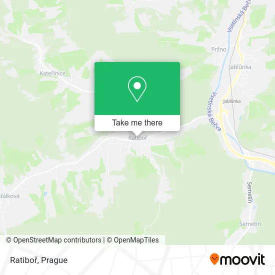 Карта Ratiboř