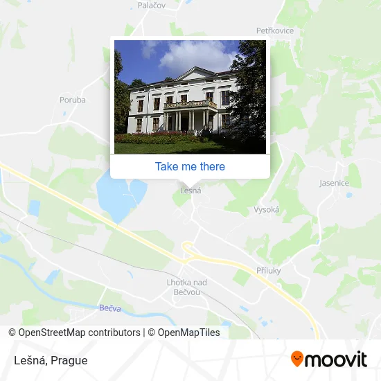 Карта Lešná