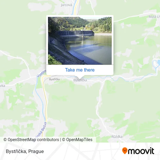 Карта Bystřička