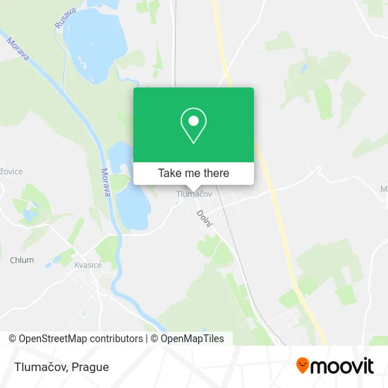 Карта Tlumačov