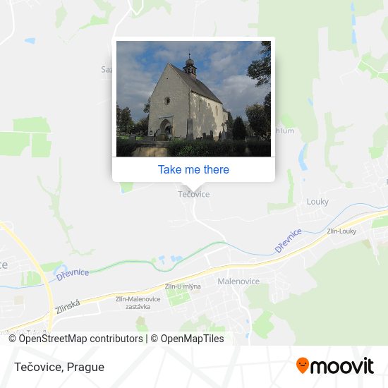 Карта Tečovice