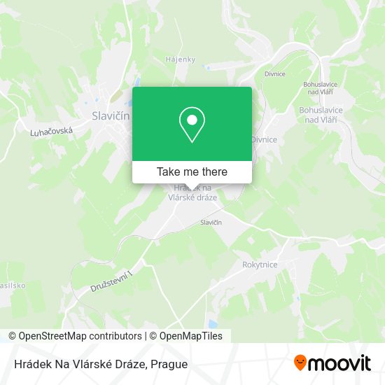 Hrádek Na Vlárské Dráze map