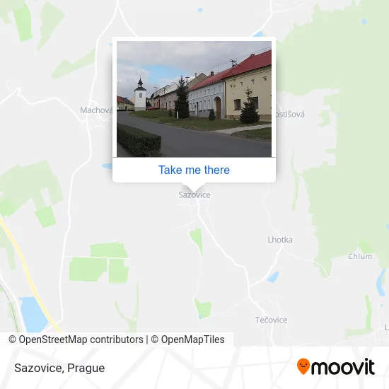 Карта Sazovice