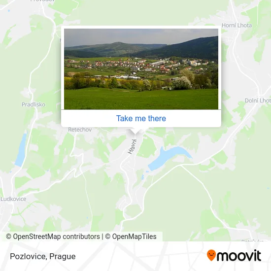 Карта Pozlovice
