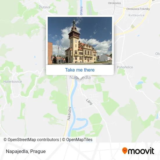 Карта Napajedla