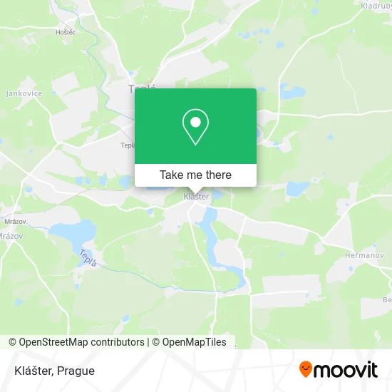 Карта Klášter