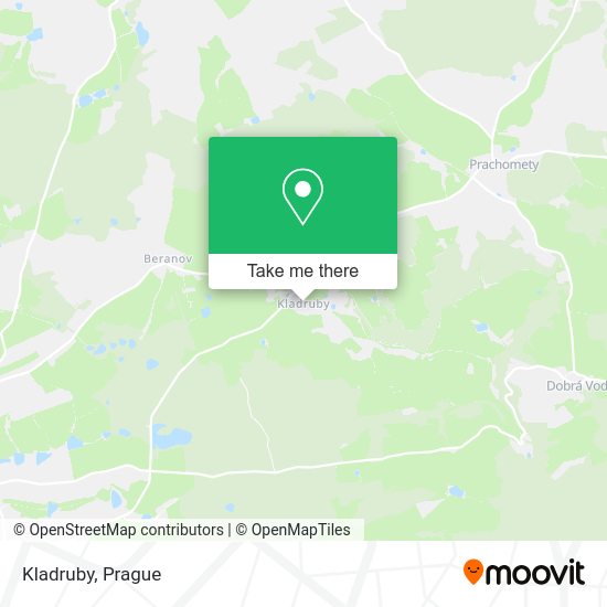 Карта Kladruby