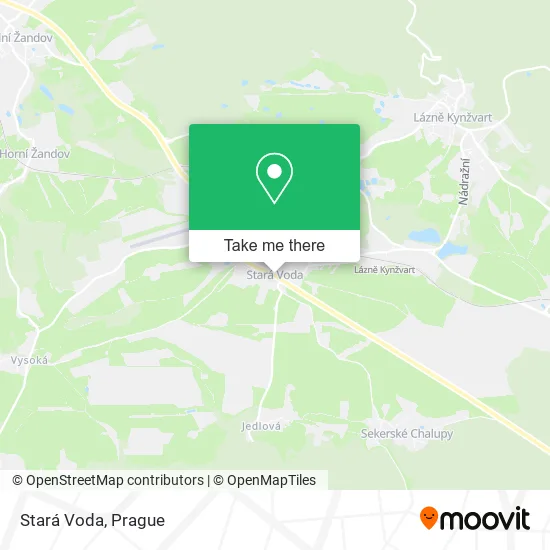 Карта Stará Voda