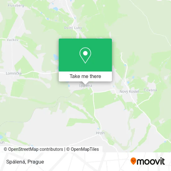 Карта Spálená