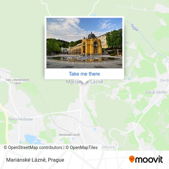 Mariánské Lázně map