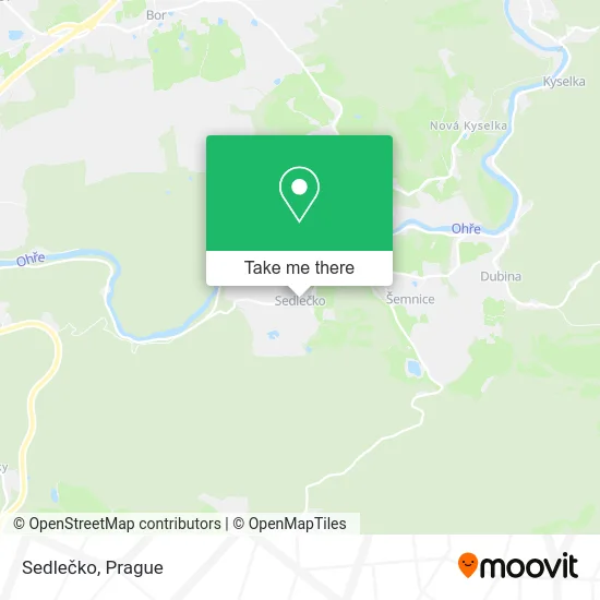 Карта Sedlečko