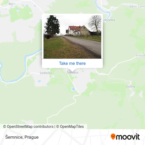 Карта Šemnice