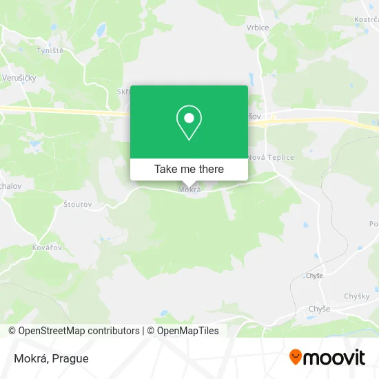 Карта Mokrá