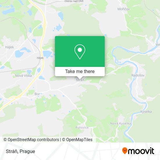 Карта Stráň