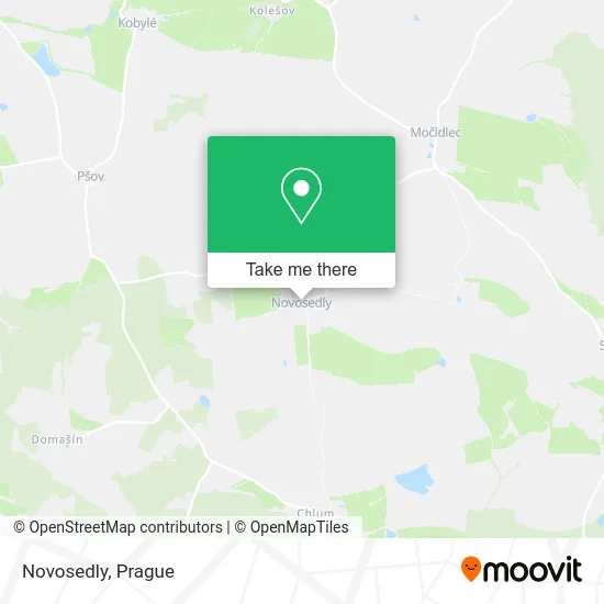 Карта Novosedly