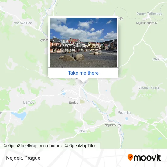 Карта Nejdek