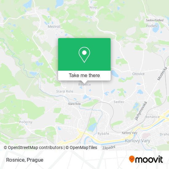 Карта Rosnice