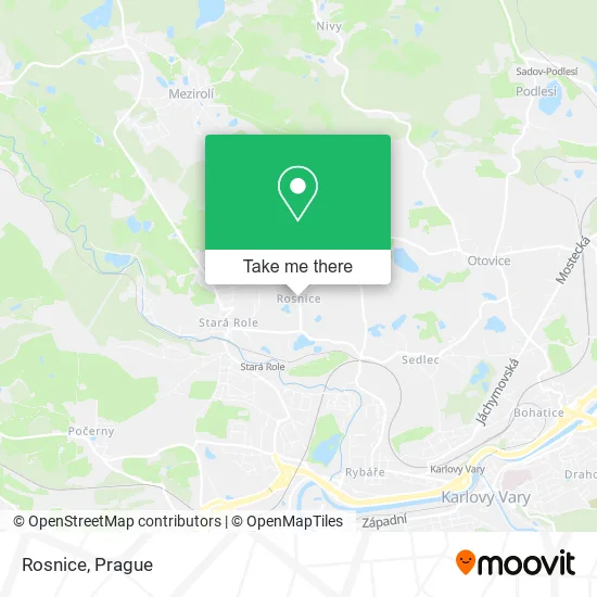 Карта Rosnice