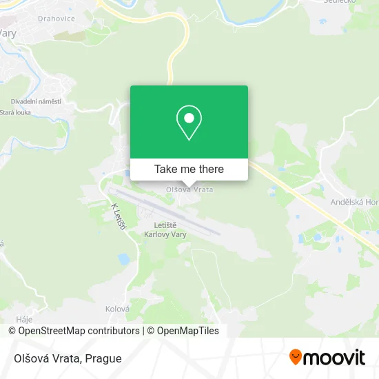 Карта Olšová Vrata