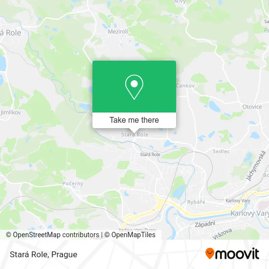 Карта Stará Role