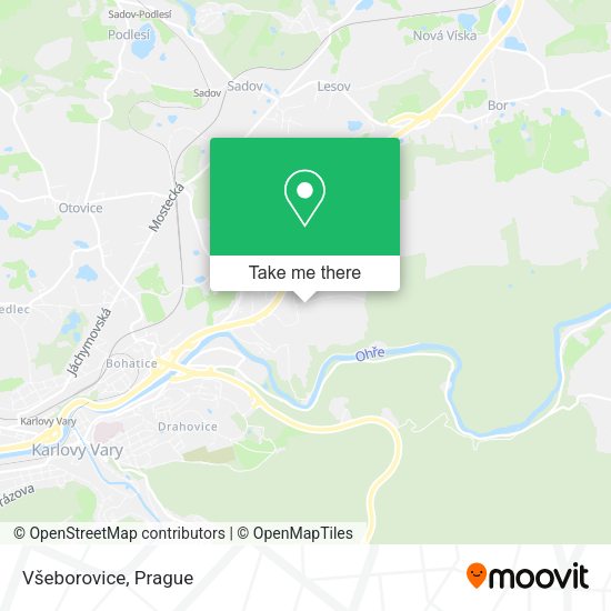 Карта Všeborovice