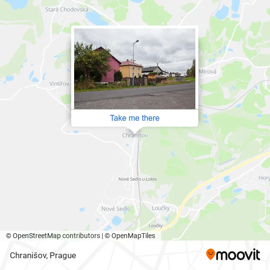 Карта Chranišov