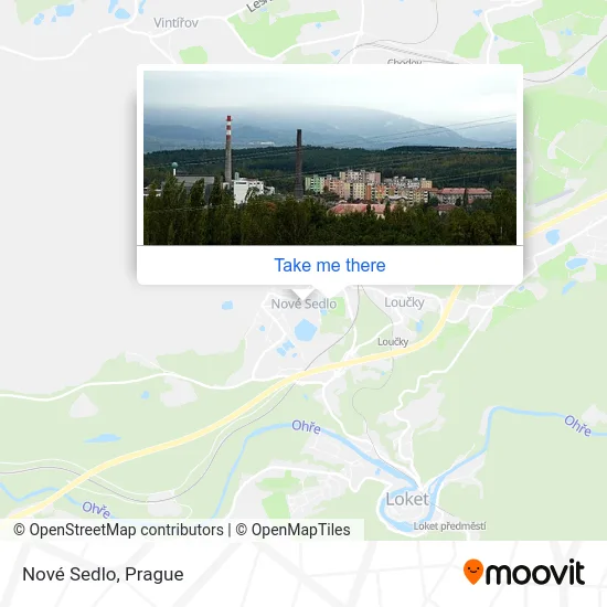Карта Nové Sedlo