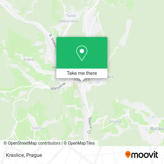 Карта Kraslice
