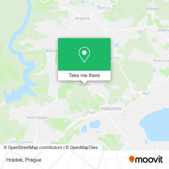 Карта Hrádek