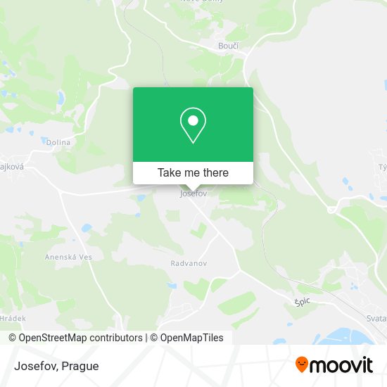 Карта Josefov