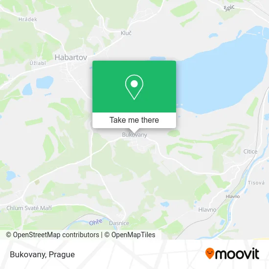 Карта Bukovany