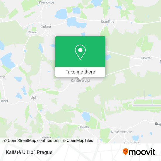 Kaliště U Lipí map