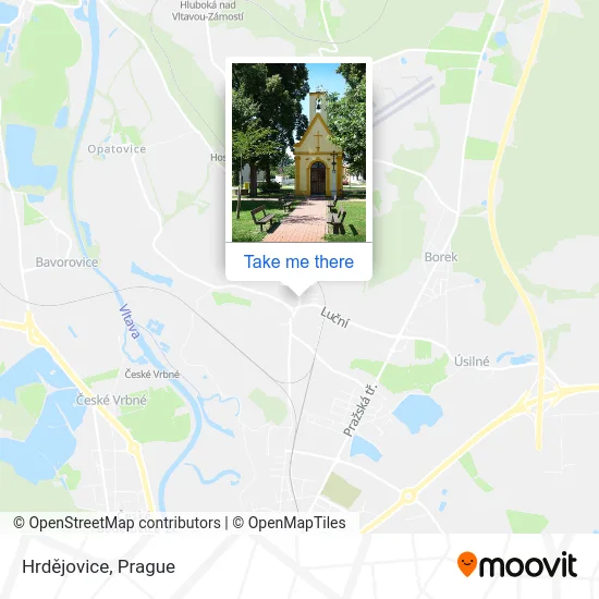 Карта Hrdějovice