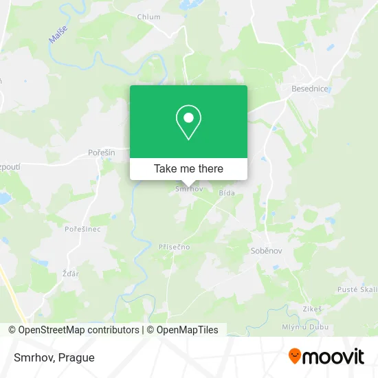 Карта Smrhov
