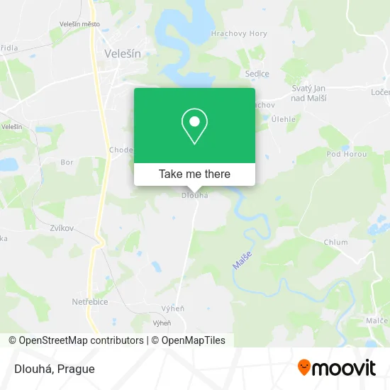 Карта Dlouhá