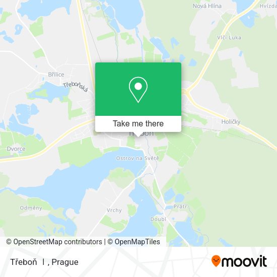 Třeboň Ⅰ map