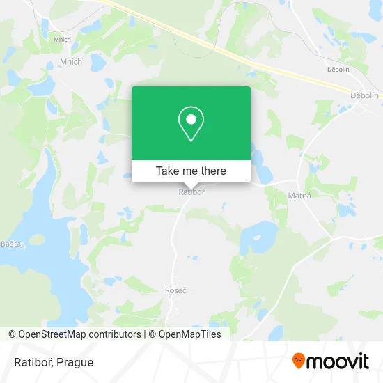 Карта Ratiboř