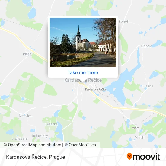 Карта Kardašova Řečice