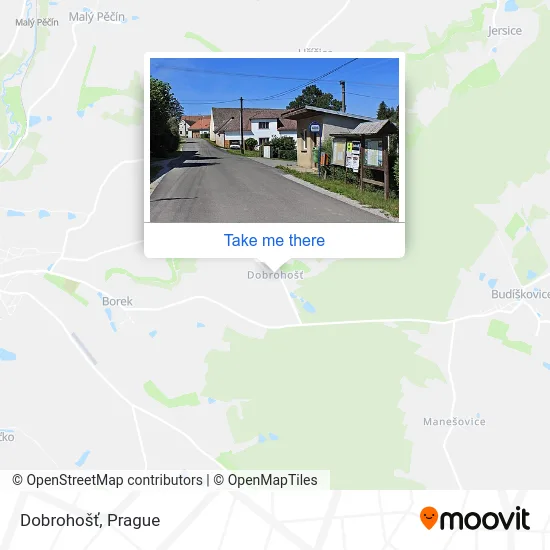 Карта Dobrohošť