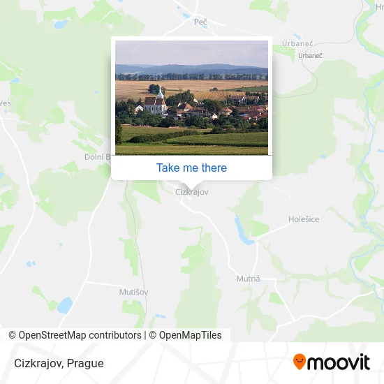 Карта Cizkrajov