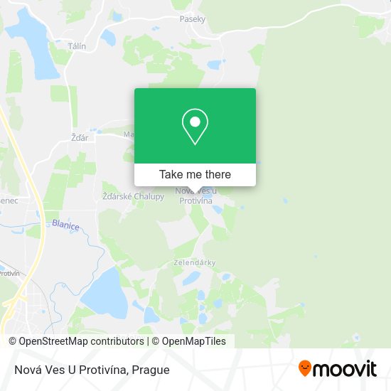 Nová Ves U Protivína map