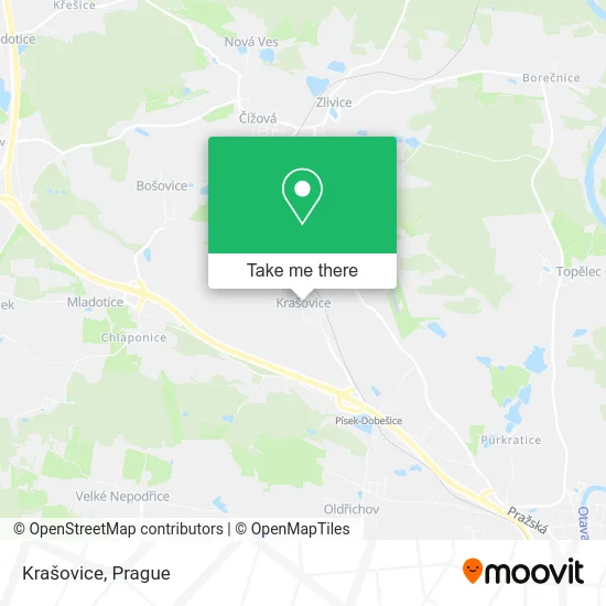 Карта Krašovice
