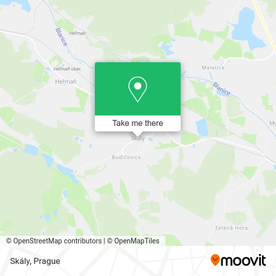 Карта Skály