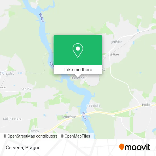 Карта Červená